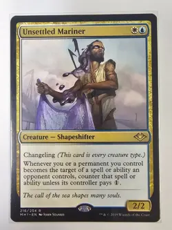 Mtg - Unsettled Mariner - Modern Horizons (MH1) - Rare - #216 - NM - Image 1