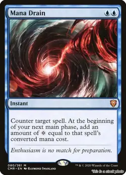 Mana Drain [CMR - 80] - NM TCG MTG - Image 1