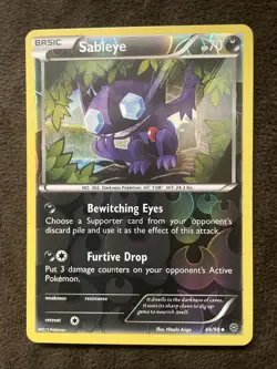 Pokemon Sableye 44/98 XY - Ancient Origins Reverse Holo NM - Image 1