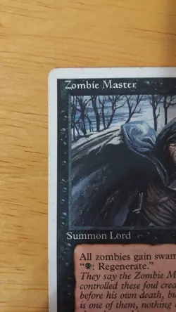 1995 4th Edition MTG zombie Master Magic The Gathering CCG EX summon land - Image 3
