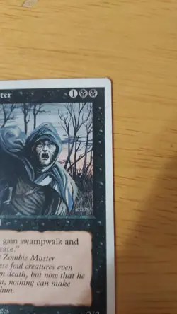 1995 4th Edition MTG zombie Master Magic The Gathering CCG EX summon land - Image 4