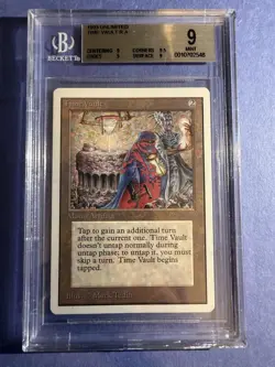 BGS 9 Time Vault Mtg Magic The Gathering NM Near Mint - Image 1