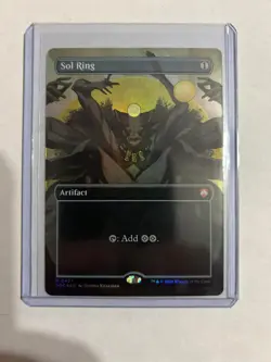 Secrets of Strixhaven Codex Borderless Foil Sol Ring NM/M Magic MTG - Image 1