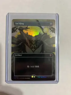 Secrets of Strixhaven Codex Borderless Foil Sol Ring NM/M Magic MTG - Image 2