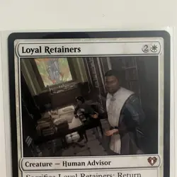 NMT MTG Loyal Retainers Commander Masters Regular Mythic Human Advisor Creature - Image 2