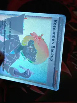 Roseanne’s Backup - 180/172 - Secret Rare Rainbow - Brilliant Stars Pokemon MP - Image 2