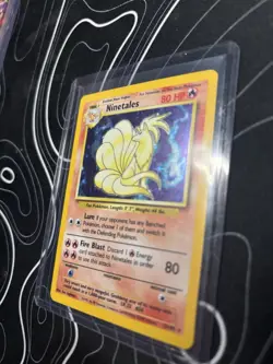 Pokemon TCG Base Set Ninetales 12/102 Holo Rare 1999 WOTC 80 HP - Image 2