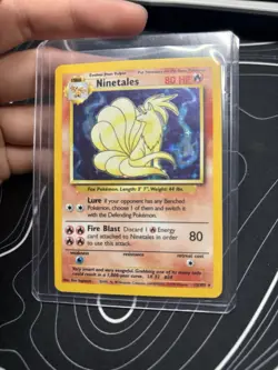 Pokemon TCG Base Set Ninetales 12/102 Holo Rare 1999 WOTC 80 HP - Image 5