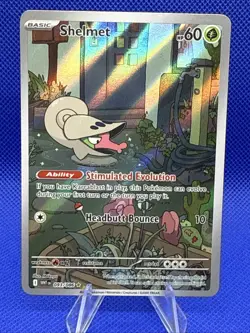 Pokemon TCG - Shelmet - 093/086 - Illustration Rare - SV: White Flare NM/M - Image 1
