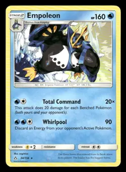 Empoleon 34/156 R Ultra Prism LP Pokemon - Image 1