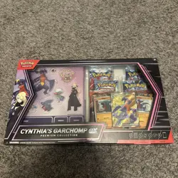 Pokemon TCG: Cynthia’s Garchomp ex Premium Collection box Sealed - Image 1