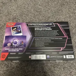 Pokemon TCG: Cynthia’s Garchomp ex Premium Collection box Sealed - Image 2