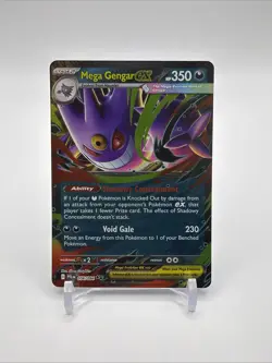 Mega Gengar ex 056/094 Double Rare Phantasmal Flames Pokemon NM/M - Image 1