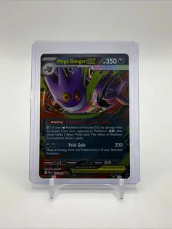 Mega Gengar ex 056/094 Double Rare Phantasmal Flames Pokemon NM/M - Image 3
