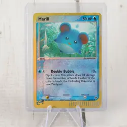 Marill 68/100 NM Reverse Holo EX Sandstorm Pokemon Card. Nintendo - Image 1