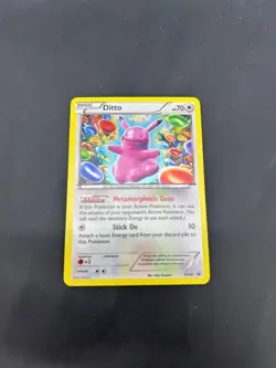 Ditto XY40 Cosmos Holo Blister Pack Pink Pikachu Morph Black Star Pokemon Promo! - Image 1
