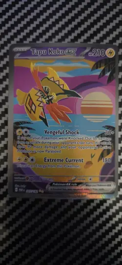 Tapu Koko ex - 247/182 Pokemon TCG Paradox Rift Special Illustration Rare NM/M - Image 1