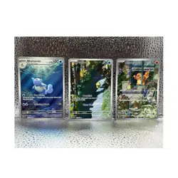 Pokemon TCG Special Illustration Rare Wartortle , Psyduck (promo) , Charmander - Image 1