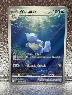 Pokemon TCG Special Illustration Rare Wartortle , Psyduck (promo) , Charmander - Image 2