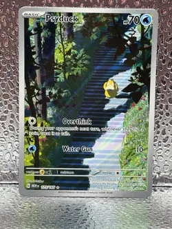 Pokemon TCG Special Illustration Rare Wartortle , Psyduck (promo) , Charmander - Image 4