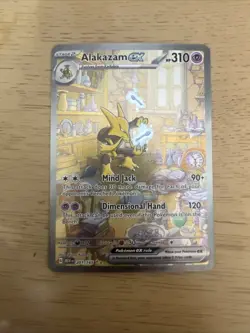 Alakazam EX 201/165 Scarlet & Violet 151 Sir Pokemon TCG NM Condition - Image 1