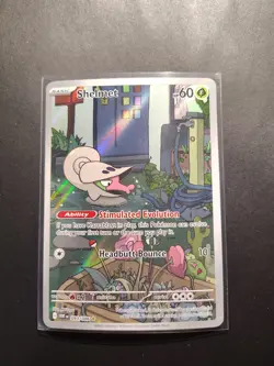 Pokemon TCG Shelmet 093/086 Illustration White Flare Holo Card English - Image 1