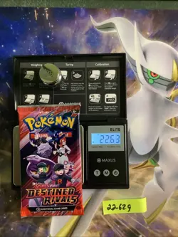 HEAVY!🔥lot 4 Packs Pokemon Destined Rivals Booster Pack Factory Sealed ✅ - Image 3
