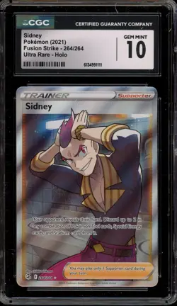 Pokemon Sidney Fusion Strike Ultra Rare #264 CGC 10 Gem Mint - Image 1