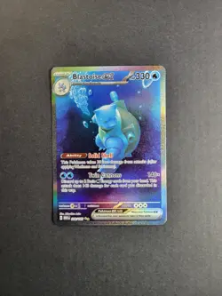 Blastoise Ex 200/165 Pokemon TCG S&V 151 Special Illustration Rare Holo NM - Image 2