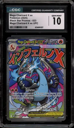 Pokemon Mega Charizard X ex Ultra-Premium Coll. Promo #023 CGC 10 - Image 1