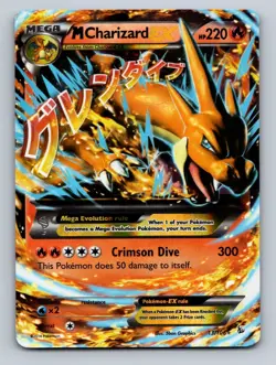 Pokemon TCG M Charizard EX Holo Ultra Rare XY - Evolutions 13/108 - Image 1