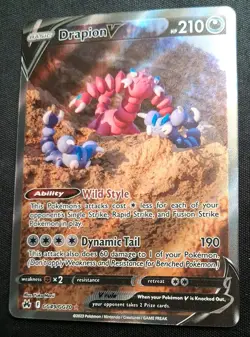 Drapion V GG49/GG70 Crown Zenith Gallarian Gallery Pokemon Rare TCG NM - Image 1