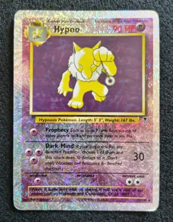 2002 Pokemon Hypno Legendary Collection Reverse Holo Fireworks Foil 25/110 MP - Image 1