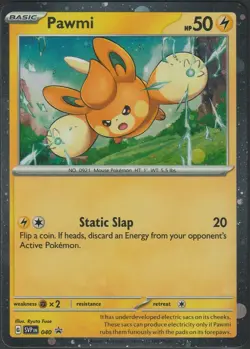 Pokemon Scarlet & Violet Black Star Promo - Pawmi SVP 040 NM - Image 1