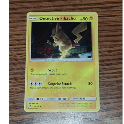 The Pokemon Company Pokemon TCG Detective Pikachu 10/18 Holo Rare 2019 EN - Image 1