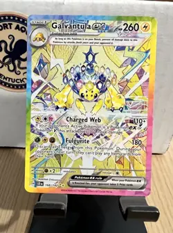 Pokemon TCG Galvantula EX Special Illustration Rare Holo 168/142 - Image 1
