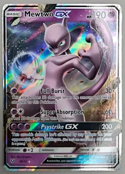 Mewtwo GX 39/73 Shining Legends Ultra Rare Pokemon TCG - NM - Image 1