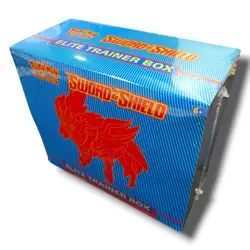 POKEMON TCG Sword & Shield ETB Elite Trainer Box Zamazenta New Factory Sealed - Image 1