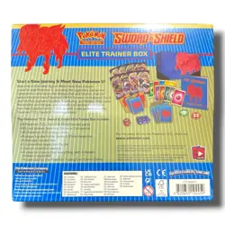 POKEMON TCG Sword & Shield ETB Elite Trainer Box Zamazenta New Factory Sealed - Image 3