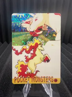 Pokemon Vintage Pocket Monsters Vending HOLO Prism Sticker Bandai 1999 Nintendo - Image 1
