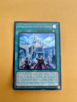 Yu-Gi-Oh! Artmage Academic Arcane Arts Acropolis *SECRET RARE* DUAD-EN054 NM/M - Image 1