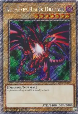 Yugioh! Red-Eyes Black Dragon (4th Art) - RA04-EN109 - Platinum Secret Rare - 1s - Image 1