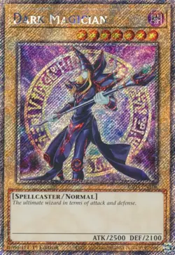 Yugioh! Dark Magician (8th Art) - RA04-EN106 - Platinum Secret Rare - 1st Editio - Image 1