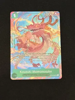 Kouzuki Momonosuke Best Selection Vol. 4 English Alt Art One Piece TCG OP10-028 - Image 1