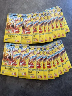 NEW One Piece TCG OP-15 Adventure on Kami's Island Sleeved Booster Pack LOT X20 - Image 1