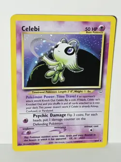 Celebi 3/64 Holo Rare - Neo Revelation - WoTC Pokemon Card 2001 - Image 1