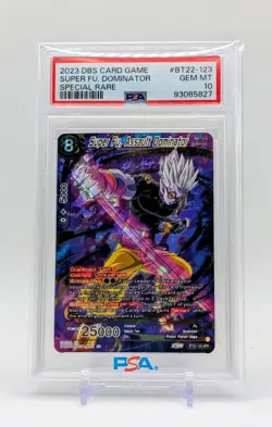 2023 DBS CARD GAME SUPER FU- DOMINATOR SPECIAL RARE #BT22-123 PSA 10 GEM MINT🔥 - Image 1