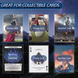 600 Clear Trading Card Sleeves for MTG, Yu-Gi-Oh, Football, and Sports Cards - Image 5