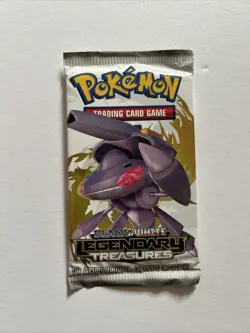 Pokemon Black & White Legendary Treasures Booster Pack NEW Sealed Genesecr Art - Image 1