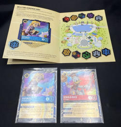 2026 LORCANA EPCOT PROMO RAPUNZEL AND DONALD DUCK CARDS & FESTIVAL QUESTBOOK - Image 2